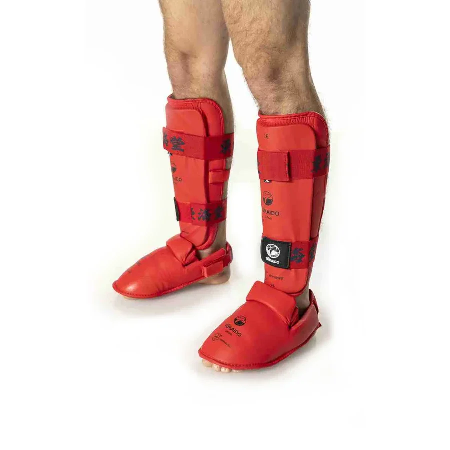 Tokaido WKF Approved Karate Shin Instep and Heel Guards - Sambo Store Australasia