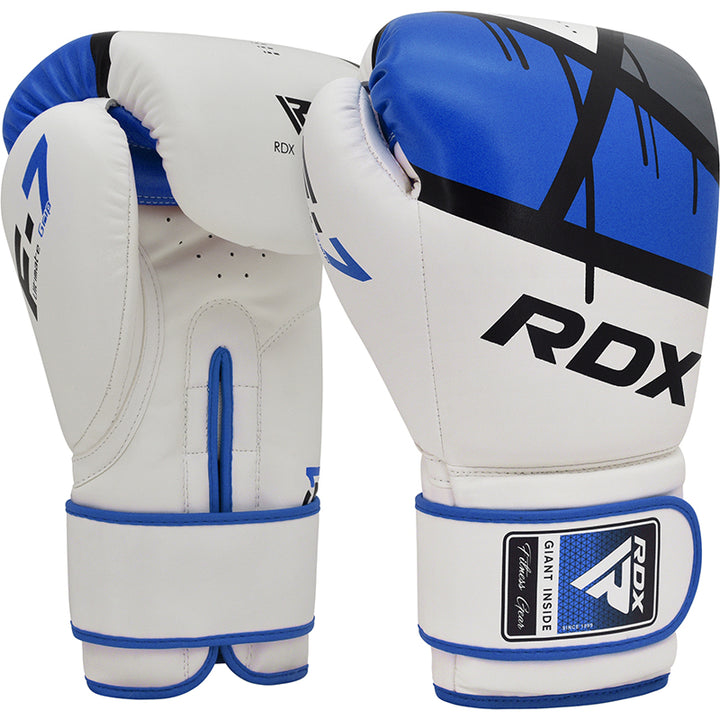 RDX F7 Ego Boxing Gloves BLUE - Sambo Store Australasia
