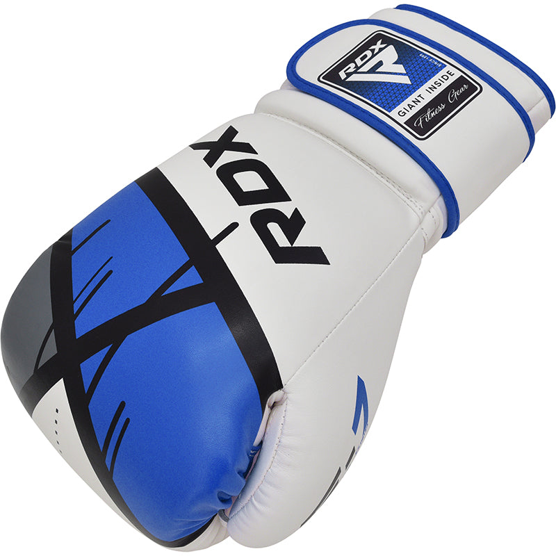 RDX F7 Ego Boxing Gloves BLUE - Sambo Store Australasia