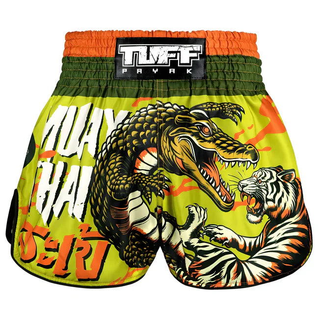 TUFF Lord of the Deep Retro Muay Thai Shorts - Sambo Store Australasia