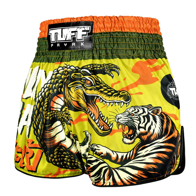 TUFF Lord of the Deep Retro Muay Thai Shorts - Sambo Store Australasia
