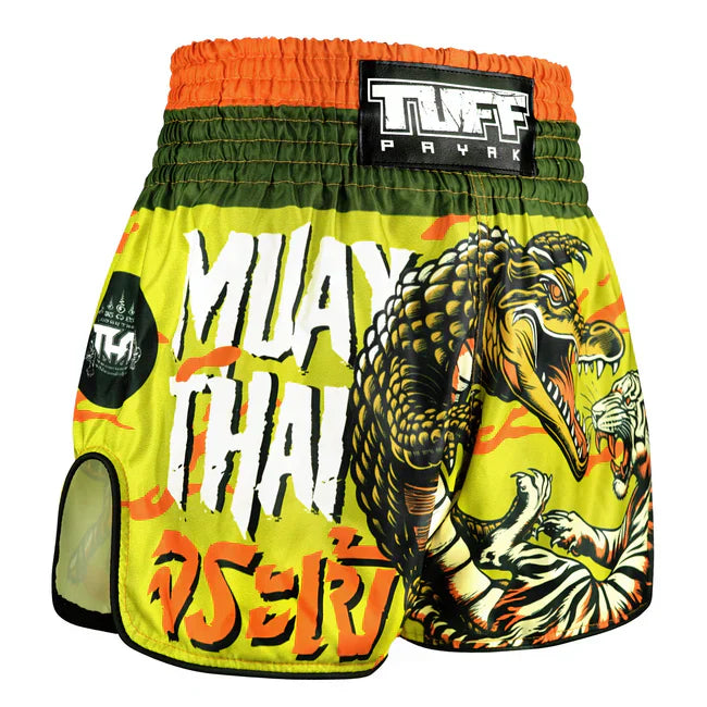 TUFF Lord of the Deep Retro Muay Thai Shorts - Sambo Store Australasia