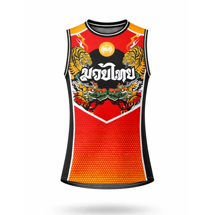 TUFF Chinese Dragon & Tiger Training Tank Top - Sambo Store Australasia