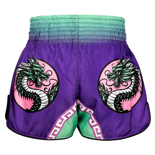 TUFF Shadow & Flame Retro Muay Thai Shorts - Sambo Store Australasia
