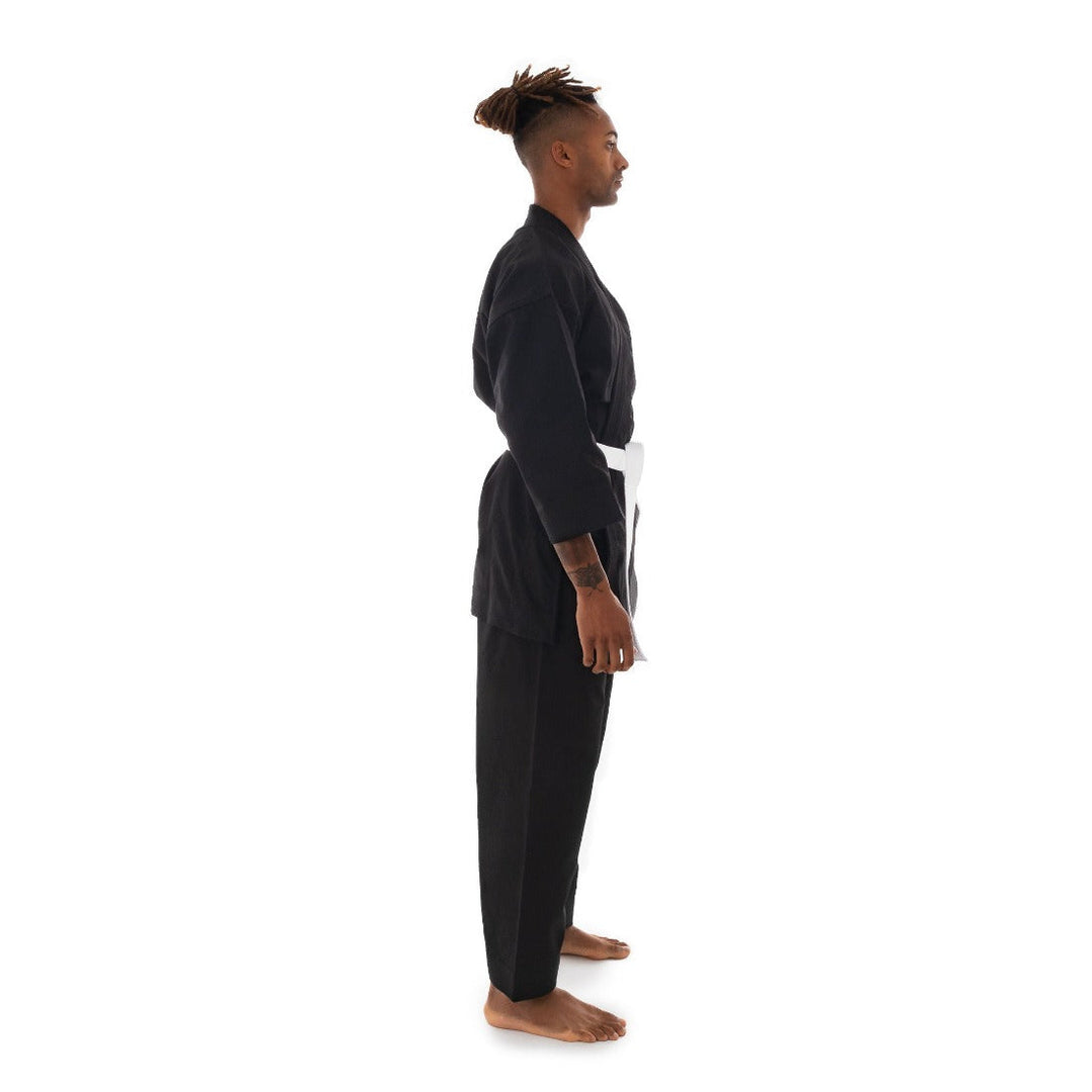 Karate Uniform - 12oz Canvas Gi (Black)