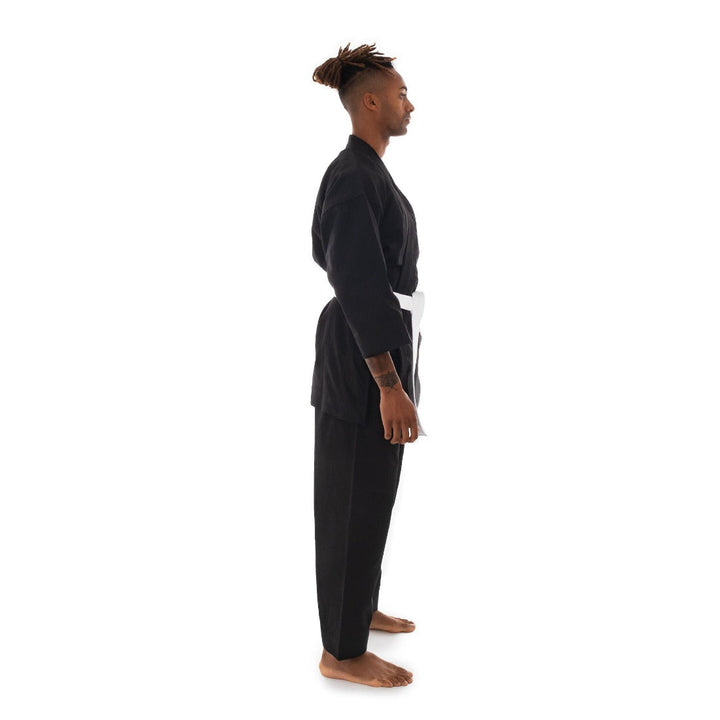 Karate Uniform - 12oz Canvas Gi (Black)