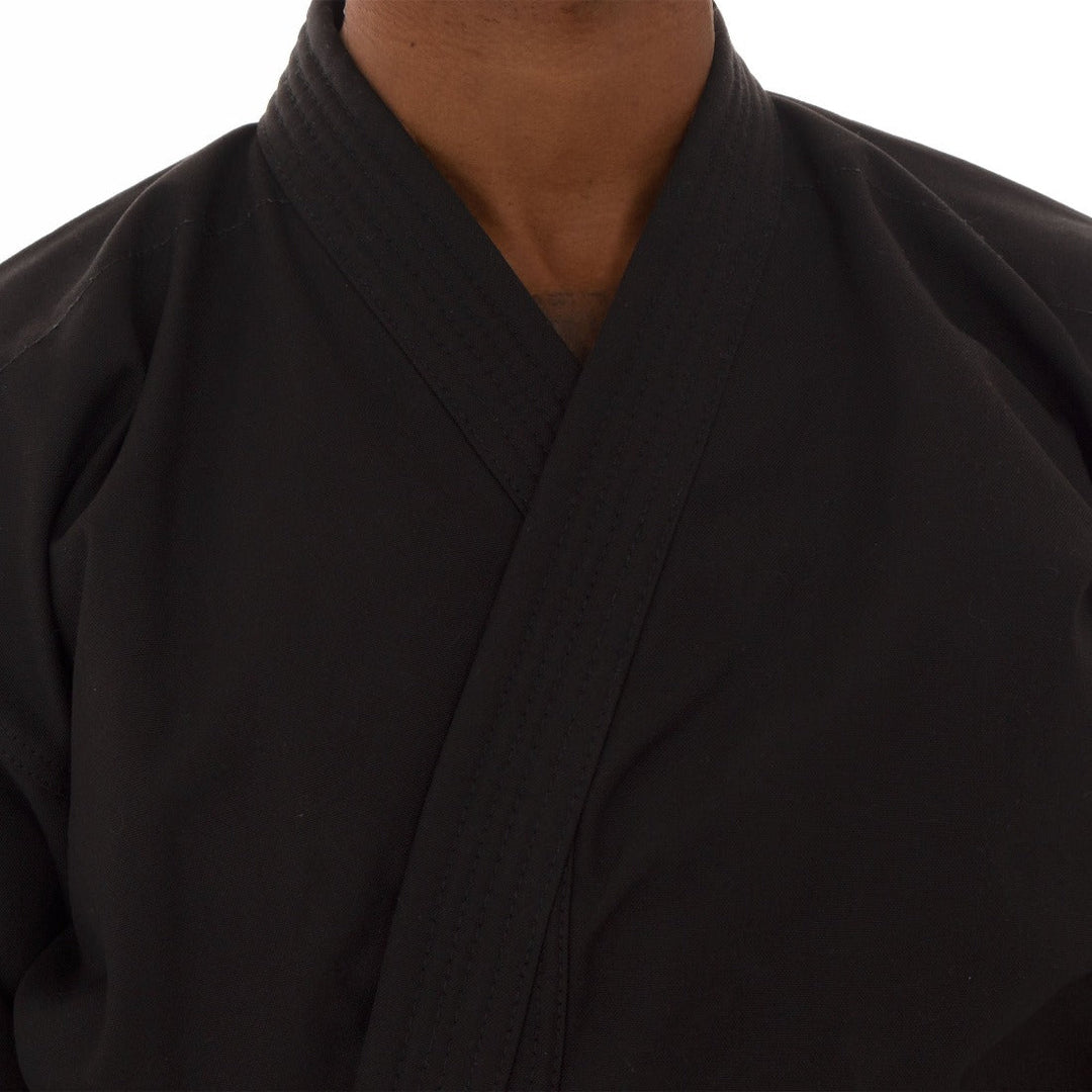 Karate Uniform - 12oz Canvas Gi (Black)
