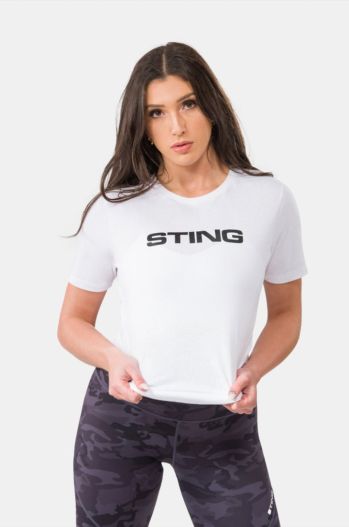 Sting Women's Ultra Tee | Performance Cotton-Blend Short Sleeve Casual T-Shirt