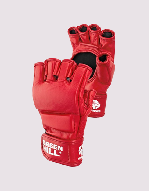 Red Combat SAMBO Fighting Gloves, MMA Fighting Gloves FIAS Approved