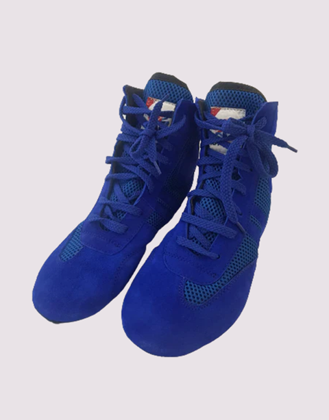 SAMBO Shoes for Wrestling/Combat FIAS Approved, Blue