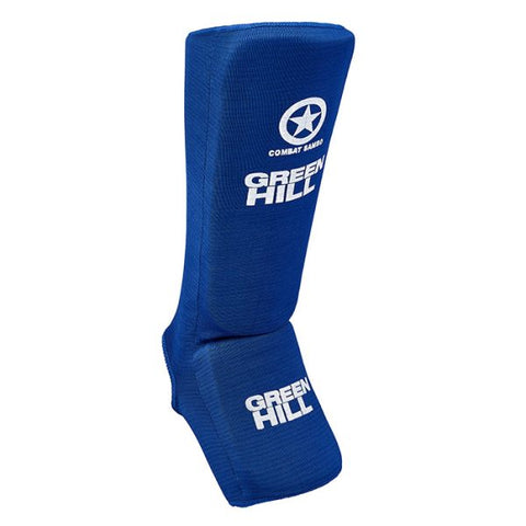 Combat Fighting Sambo Shin Guards Blue