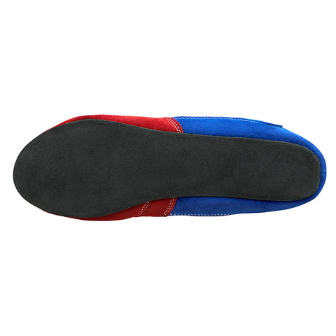 Red and Blue SAMBO Shoes for Wrestling/Combat FIAS Approved