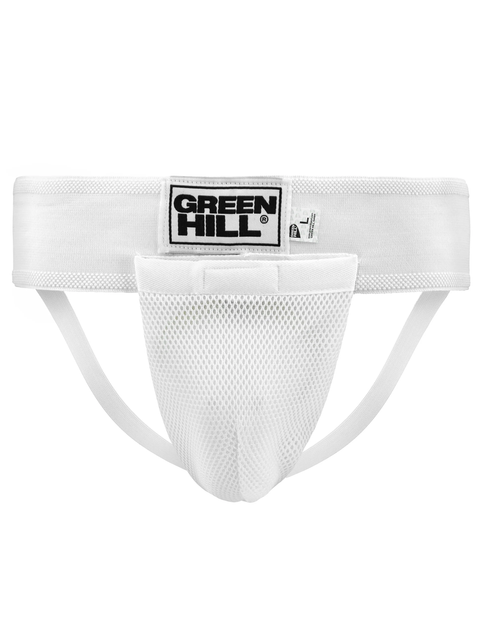 SAMBO Supporter Jockstrap with Cup for Men, White